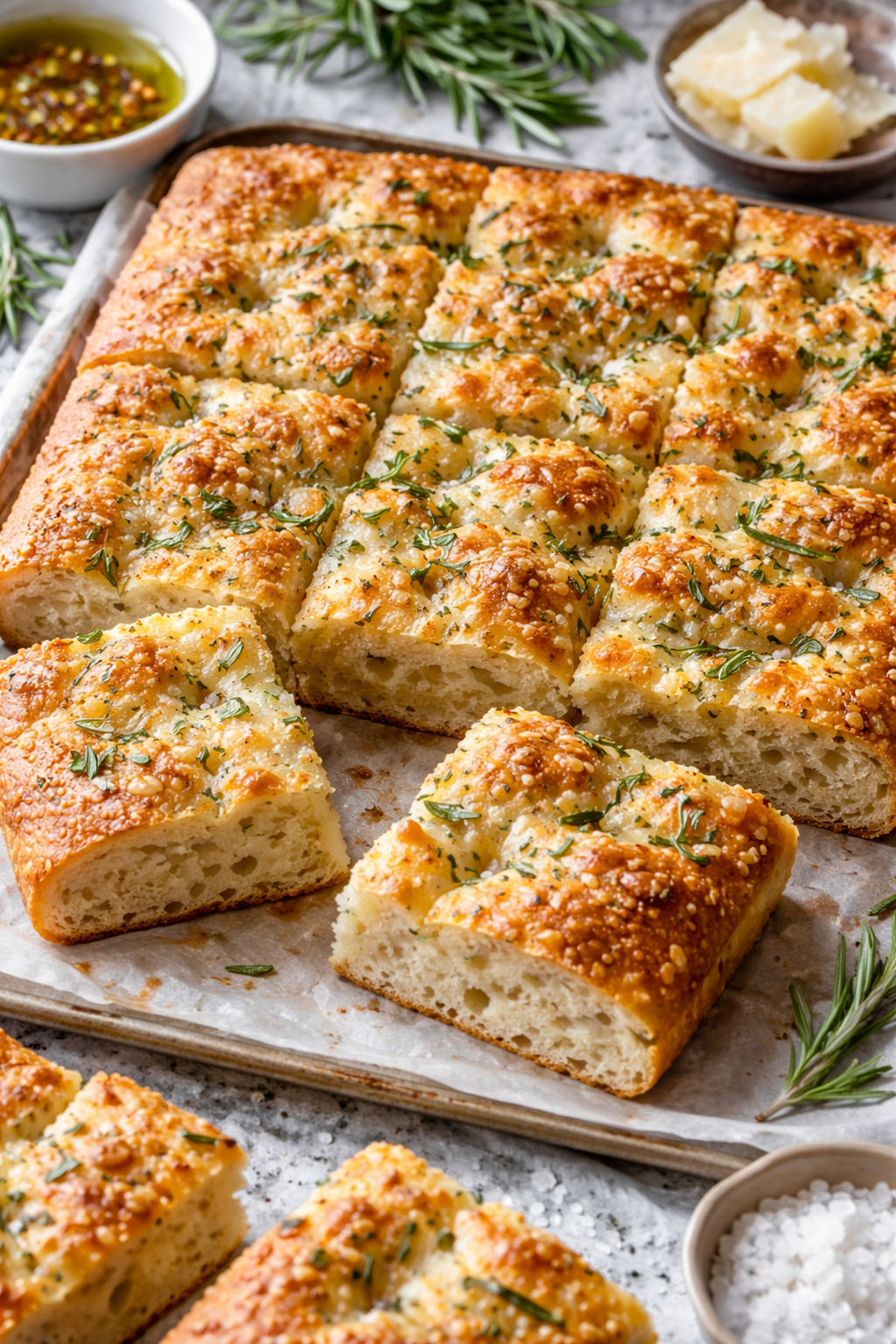 Parmesan Herb Focaccia